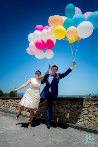 Magic Feeling - Brautpaar mit Balons